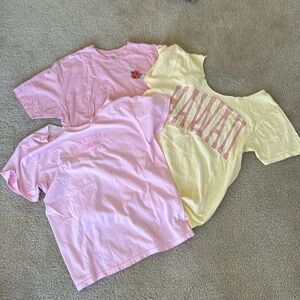 3 cute summery shirts